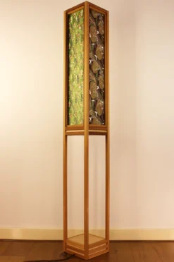 Vloerlamp Ginza cedar