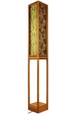 Vloerlamp Ginza cedar