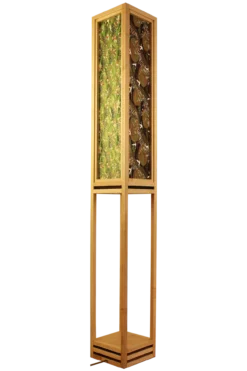 Vloerlamp Ginza maple