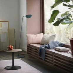 Vloerlamp Leaf zwart