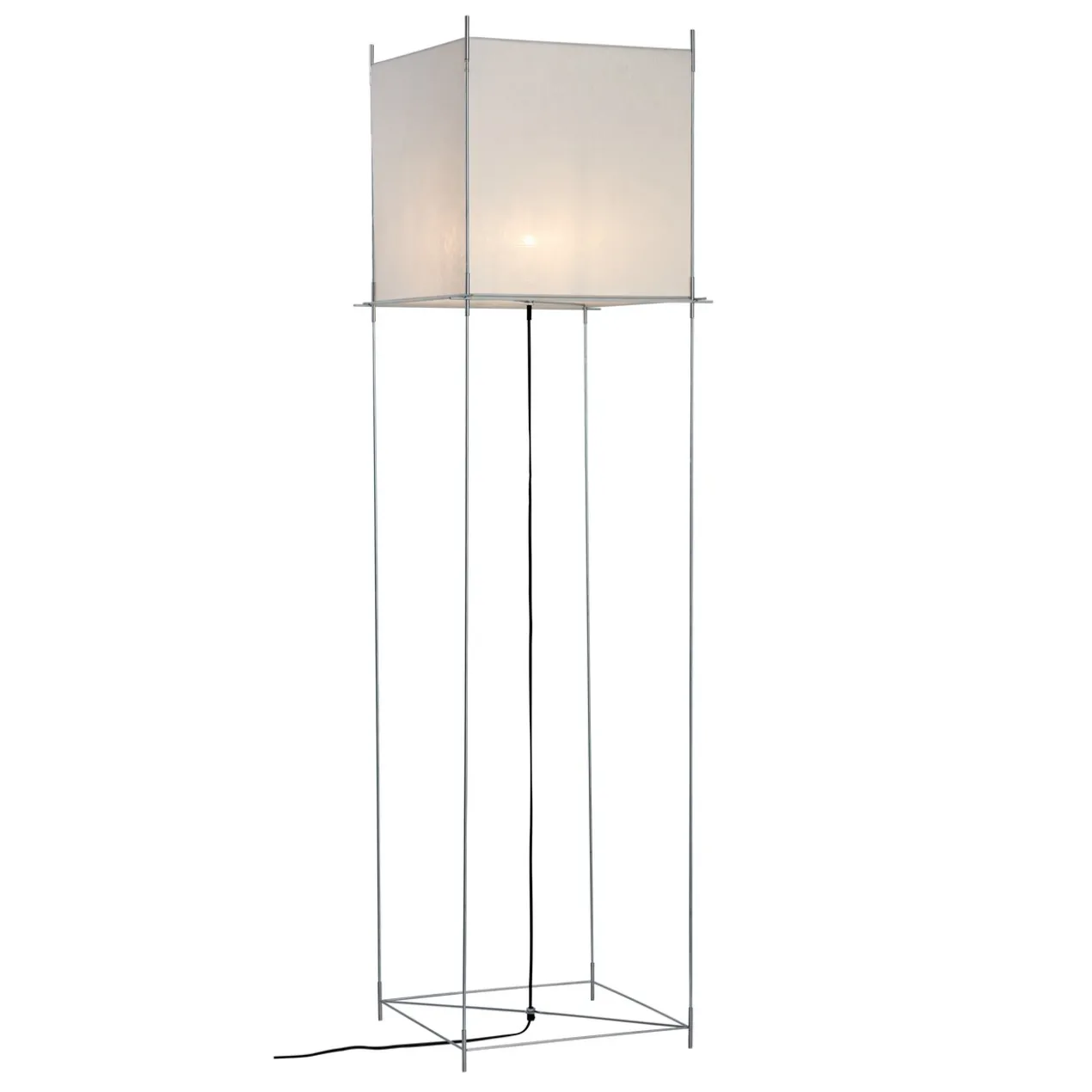 Vloerlamp Lotek Classic 4 hoogtes steel