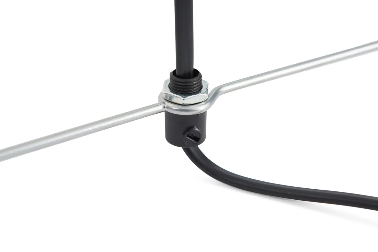 Vloerlamp Lotek Classic 4 hoogtes steel