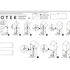 Vloerlamp Lotek Classic 4 hoogtes zwart