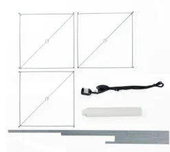 Vloerlamp Lotek Classic 4 hoogtes zwart