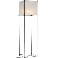 Vloerlamp Lotek Classic 4 hoogtes zwart