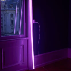 Vloerlamp Neon Tube LED roze