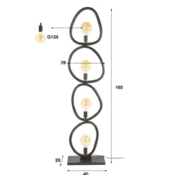 Vloerlamp Organisch