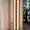 Vloerlamp Osaka cedar