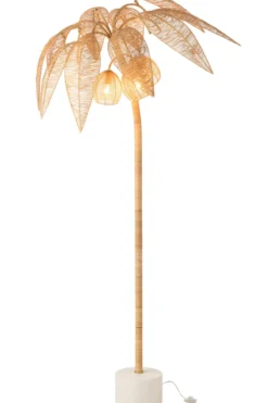 Vloerlamp Palmboom naturel Large