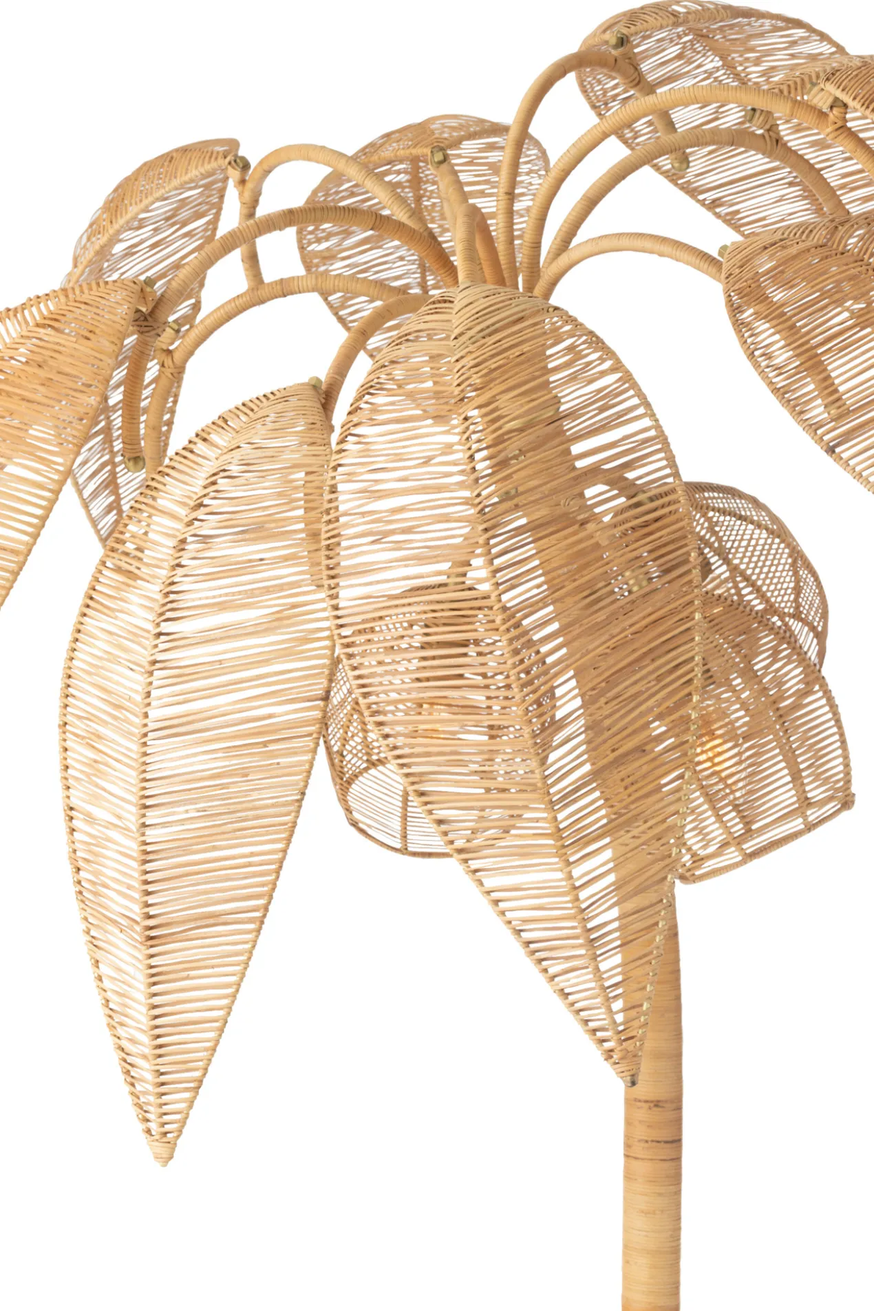 Vloerlamp Palmboom naturel Small