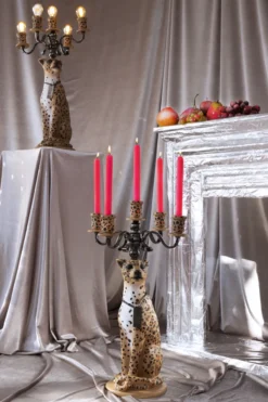 Vloerlamp Proudly Crowned Panther Proudly Crowned Panther Vloerlamp zwart
