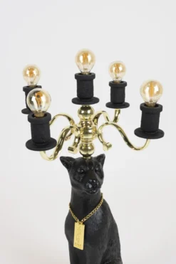 Vloerlamp Proudly Crowned Panther Proudly Crowned Panther Vloerlamp zwart