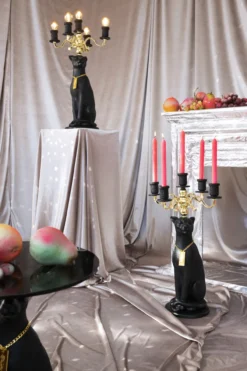 Vloerlamp Proudly Crowned Panther Proudly Crowned Panther Vloerlamp zwart