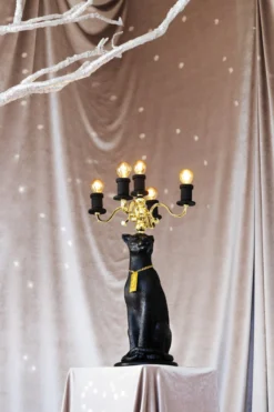 Vloerlamp Proudly Crowned Panther Proudly Crowned Panther Vloerlamp zwart