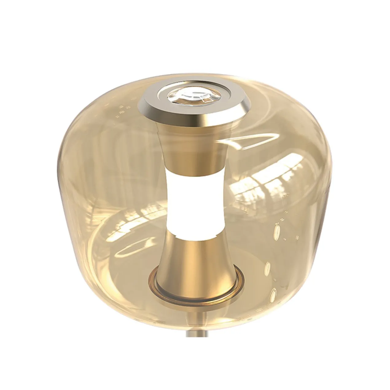 Vloerlamp Rosa rosé-goud