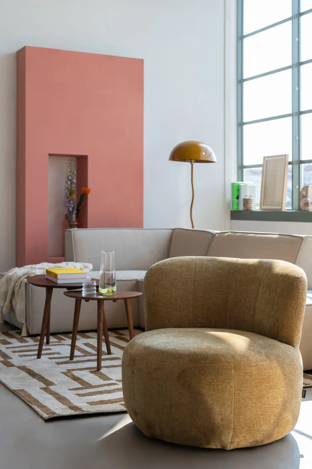 Vloerlamp Salsa beige