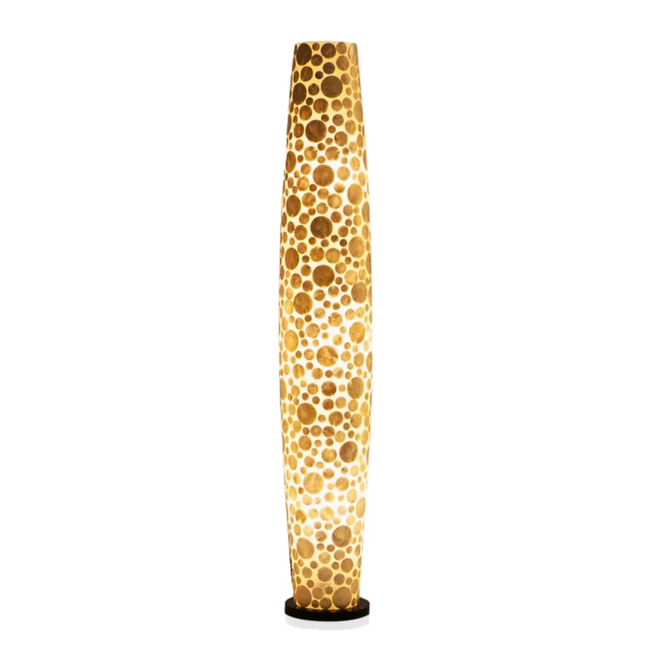 Vloerlamp shell coins white 150 cm