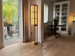 Vloerlamp Tokyo cedar