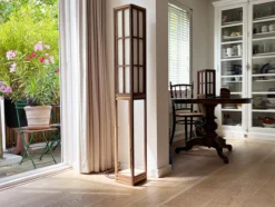 Vloerlamp Tokyo walnut