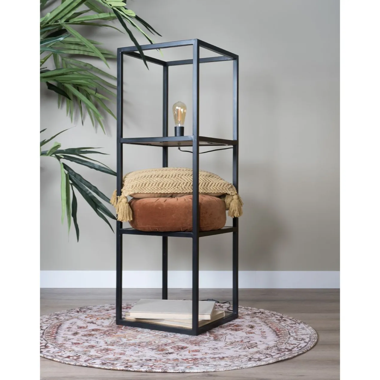 Vloerlamp Vintage Hout 120 cm
