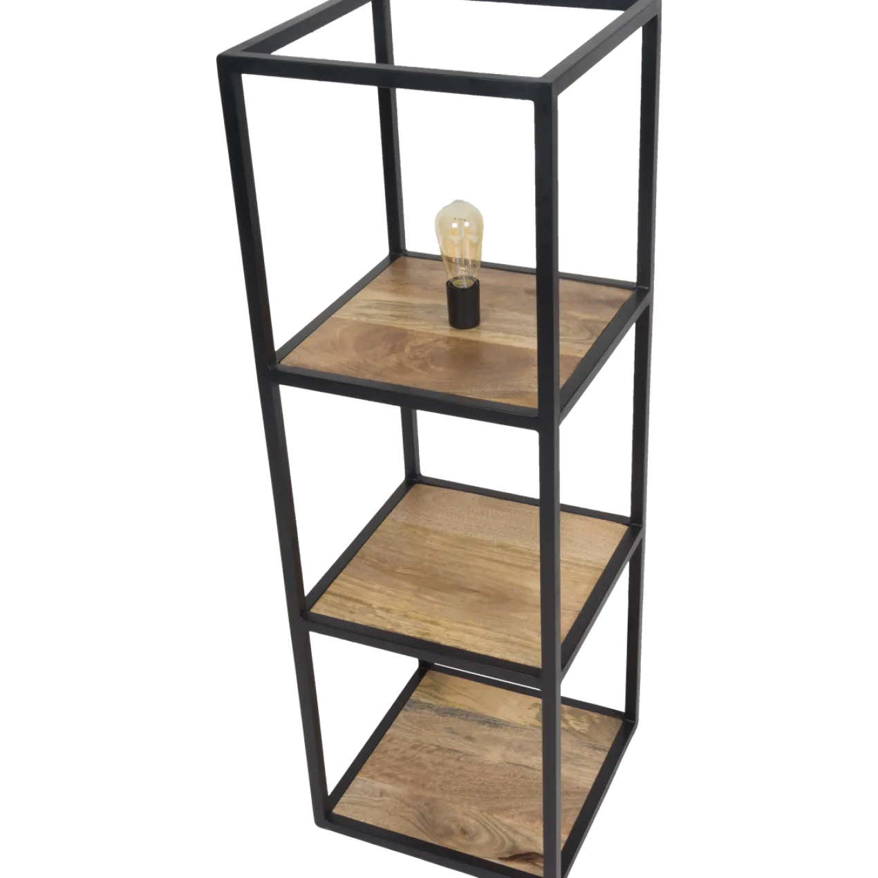 Vloerlamp Vintage Hout 120 cm