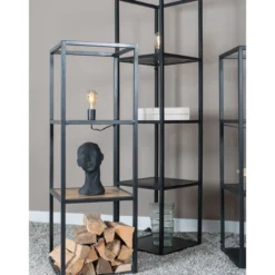 Vloerlamp Vintage Hout 120 cm