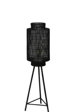 Vloerlamp zwart Stripe