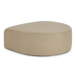 Voetenbank Bulky halfrond almond