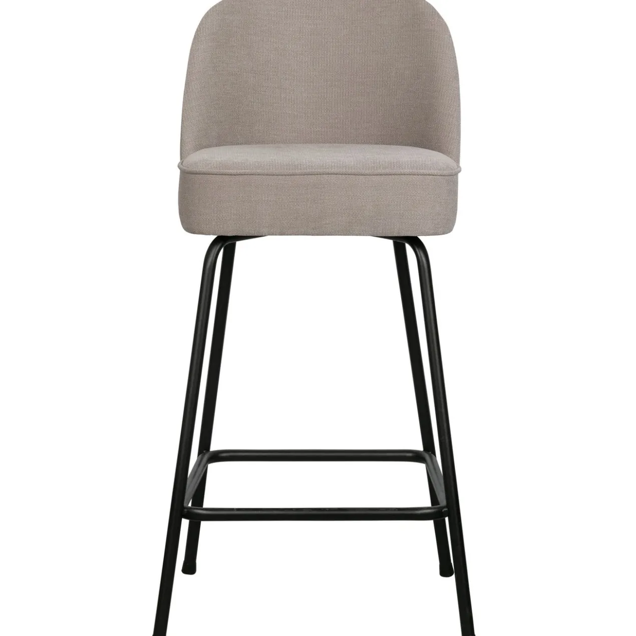 Vogue barstoel 65 cm geweven stof zand