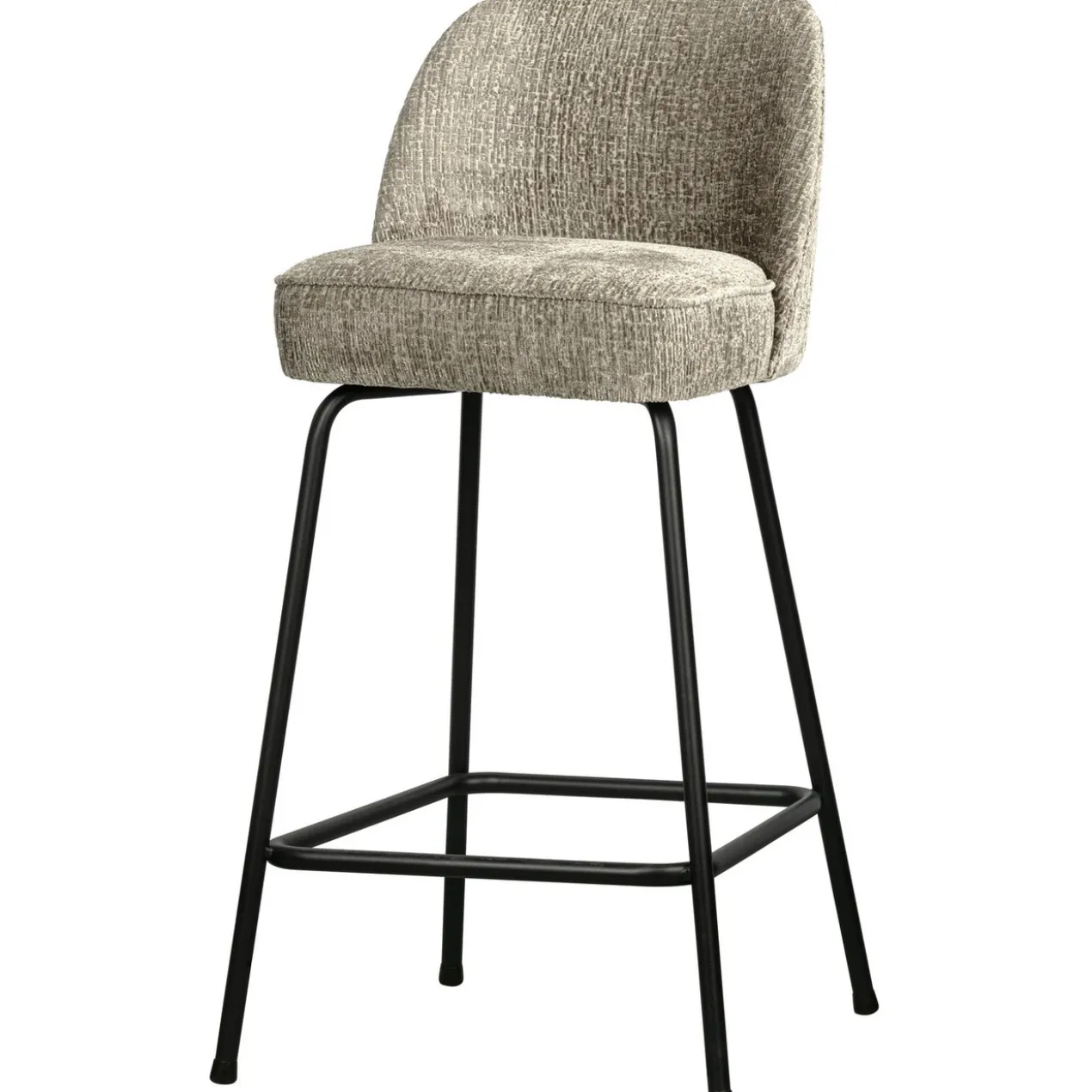 Vogue barstoel 65 cm structure velvet wheatfield