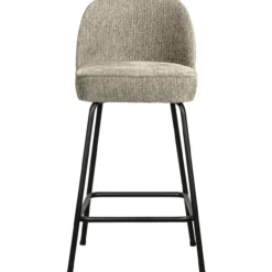 Vogue barstoel 65 cm structure velvet wheatfield