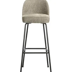 Vogue barstoel 80 cm structure velvet wheatfield
