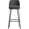 Vogue barstoel 80 cm structure velvet mountain