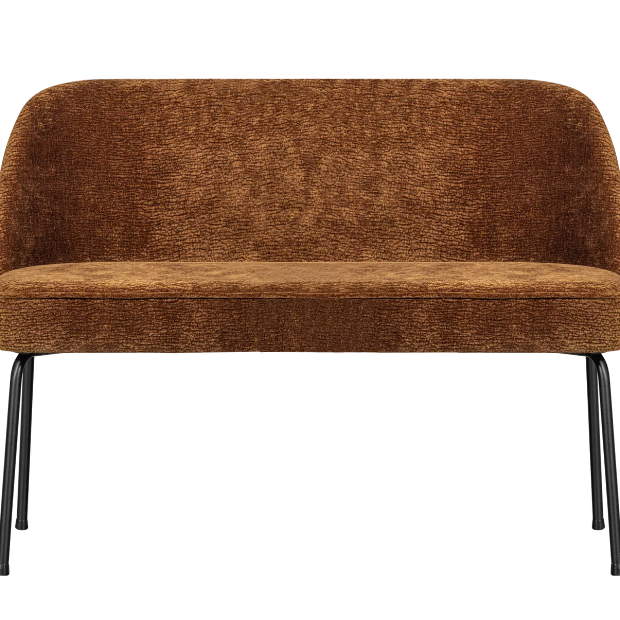 Vogue eetbank 3d chenille middenbruin