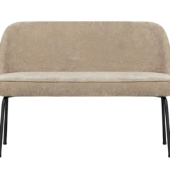 Vogue eetbank 3d chenille zand