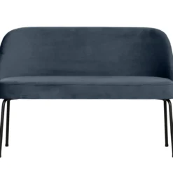 Vogue eetbank velvet blauw