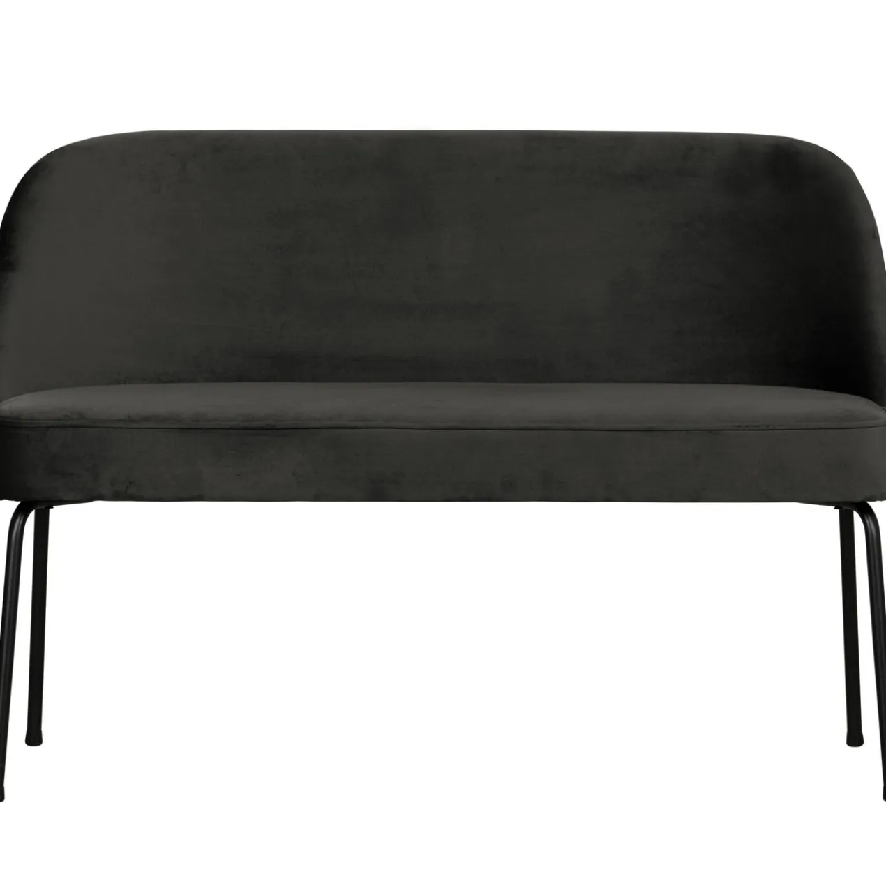 Vogue eetbank velvet zwart