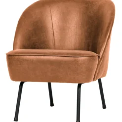 Vogue fauteuil ecoleer cognac
