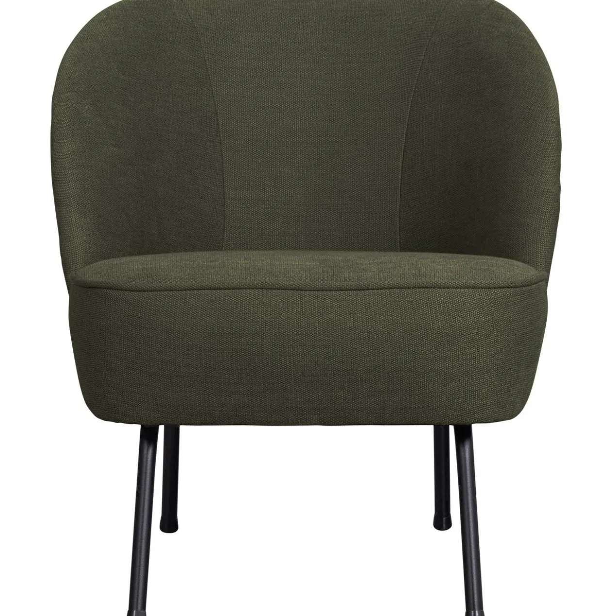 Vogue fauteuil geweven stof warm groen
