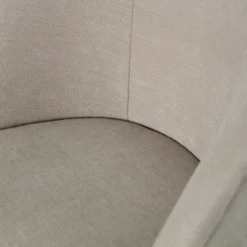 Vogue fauteuil geweven stof zand
