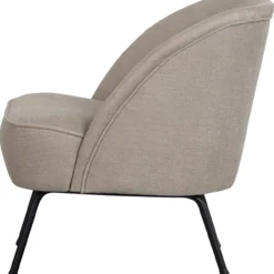 Vogue fauteuil geweven stof zand