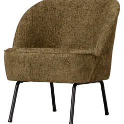 Vogue fauteuil structure velvet brass