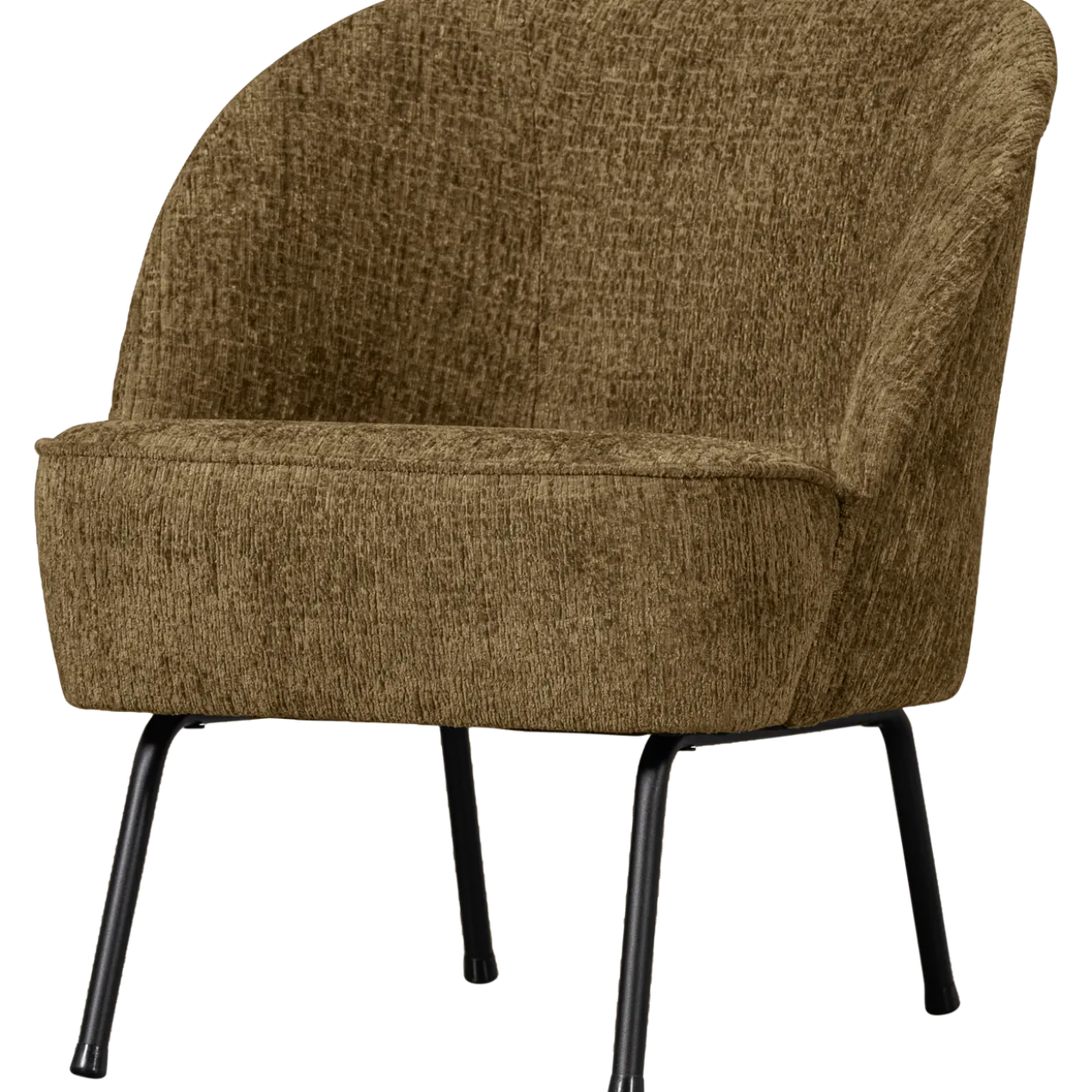 Vogue fauteuil structure velvet brass