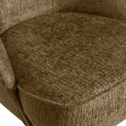 Vogue fauteuil structure velvet brass