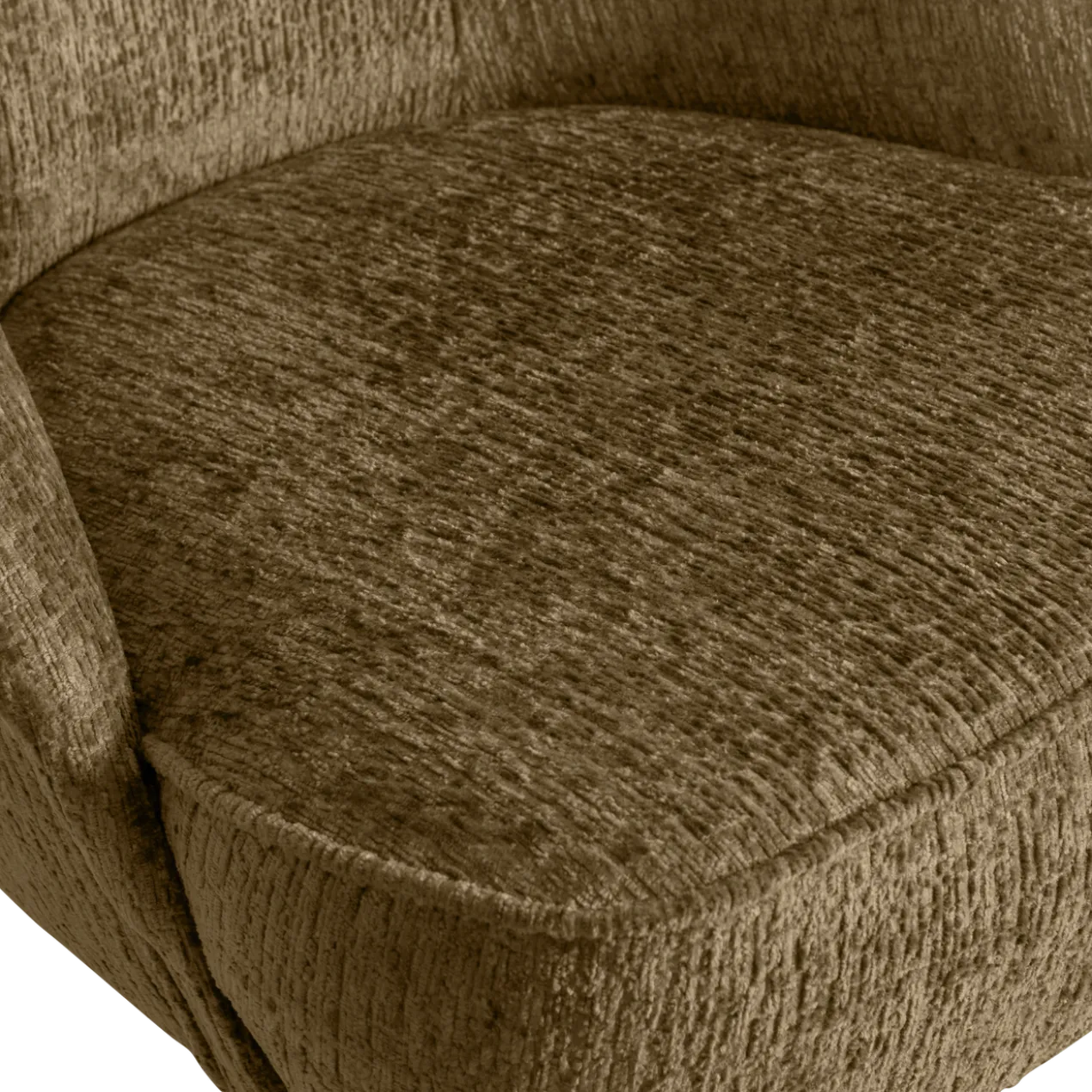 Vogue fauteuil structure velvet brass