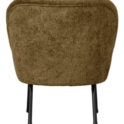 Vogue fauteuil structure velvet brass