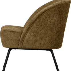 Vogue fauteuil structure velvet brass
