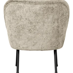 Vogue fauteuil structure velvet wheatfield