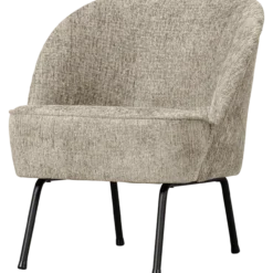 Vogue fauteuil structure velvet wheatfield