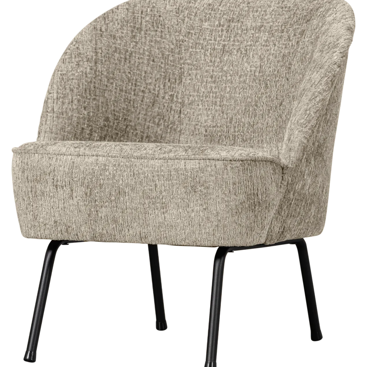 Vogue fauteuil structure velvet wheatfield